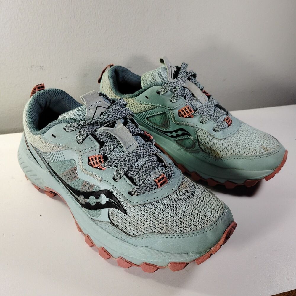 Saucony Excursion TR16 Sneaker Women's US 5.5 Mineral Soot Trail Running Shoes
